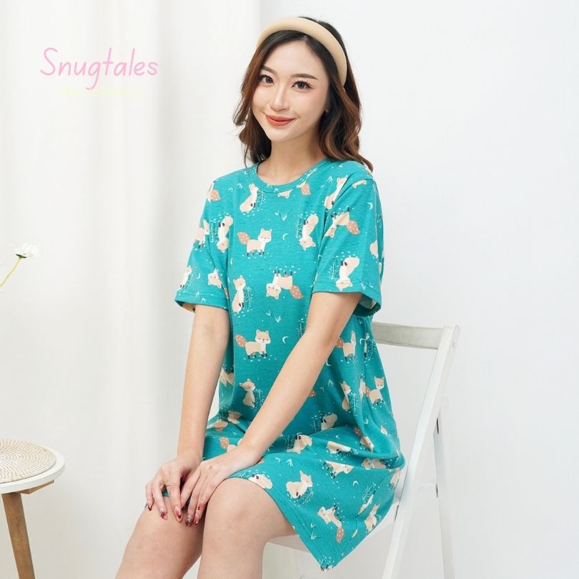 Forest Night - Snuggle Tee - Piyama Tidur Dewasa