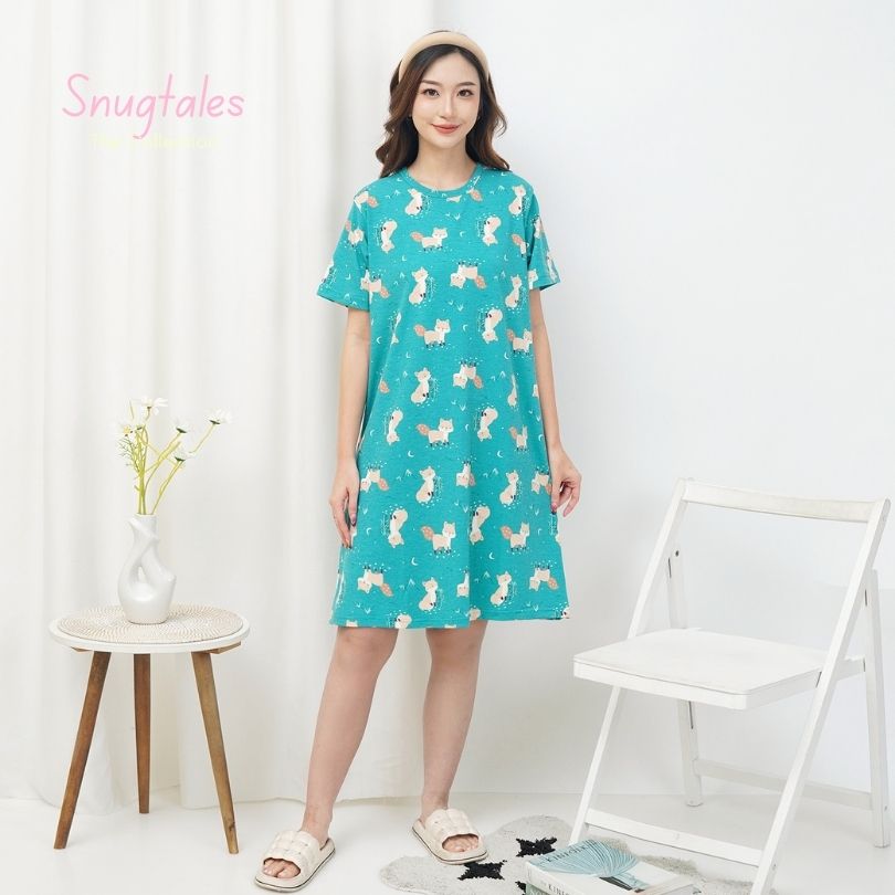 Forest Night - Snuggle Tee - Piyama Tidur Dewasa