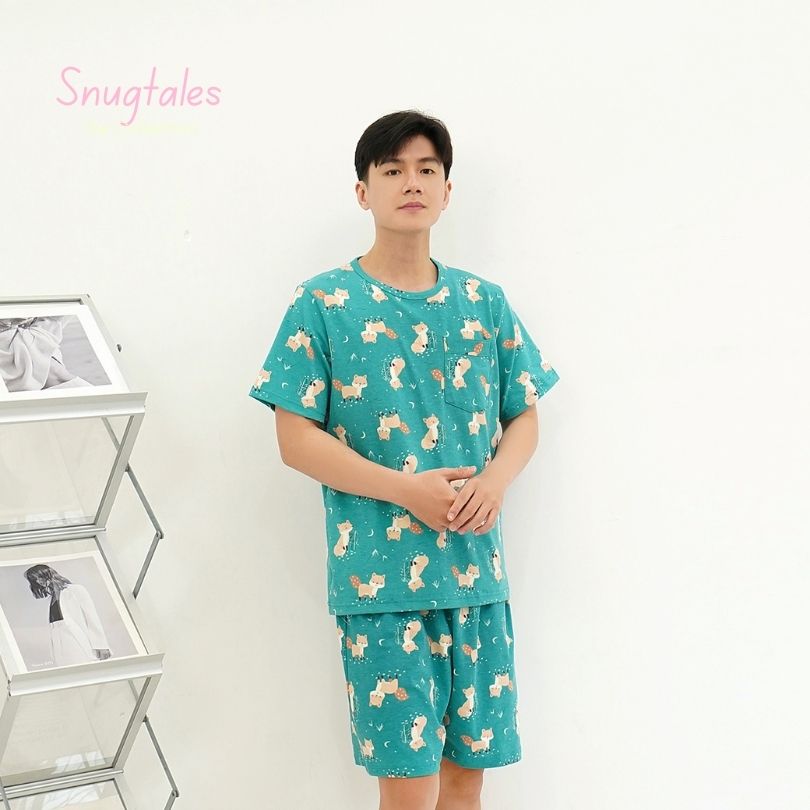 Forest Night - Lune Short - Piyama Tidur Dewasa