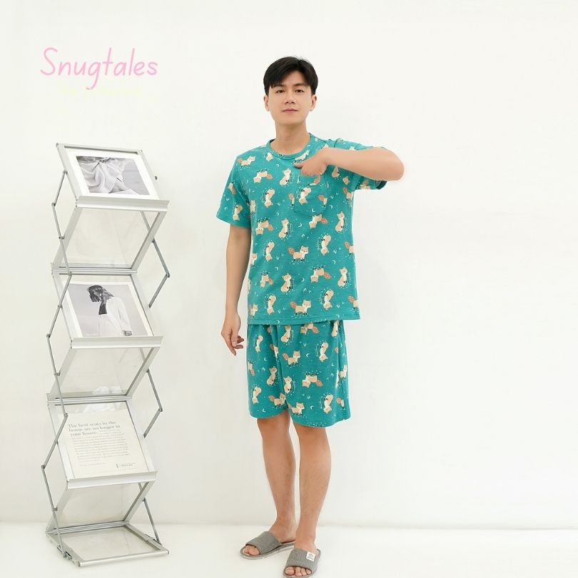 Forest Night - Lune Short - Piyama Tidur Dewasa