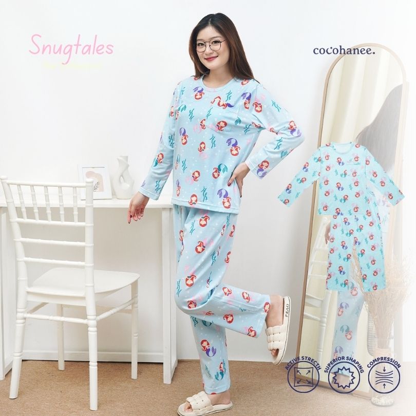 Mermaid World  - Lune Long - Piyama Tidur Dewasa