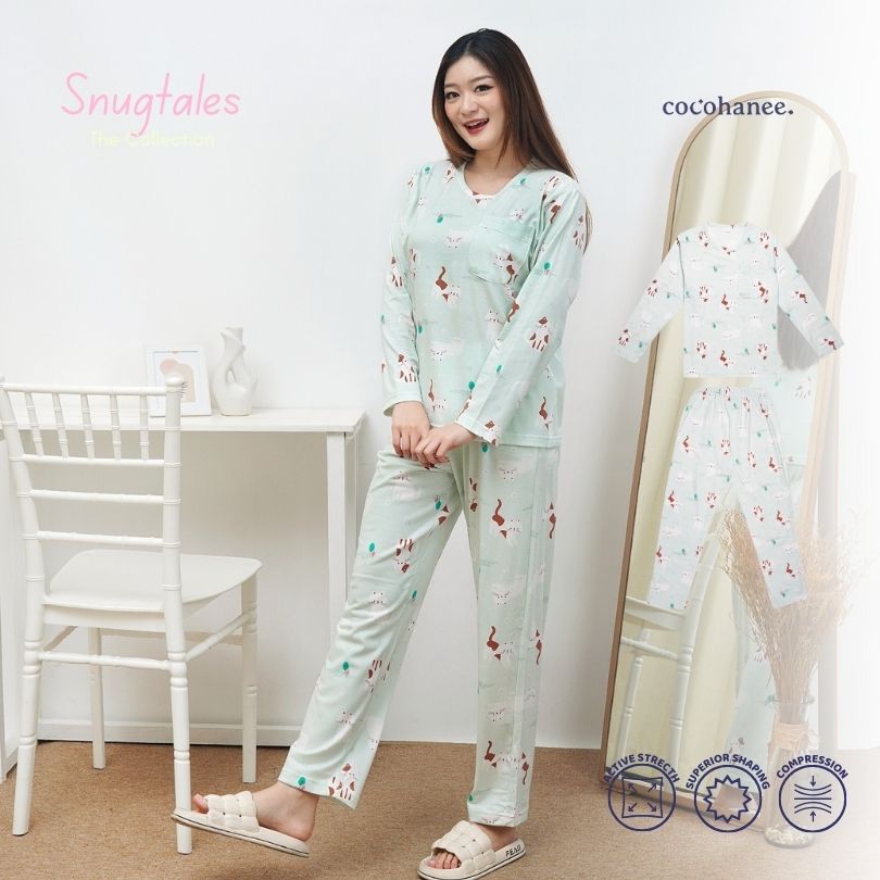 Cats Playground - Lune Long - Piyama Tidur Dewasa