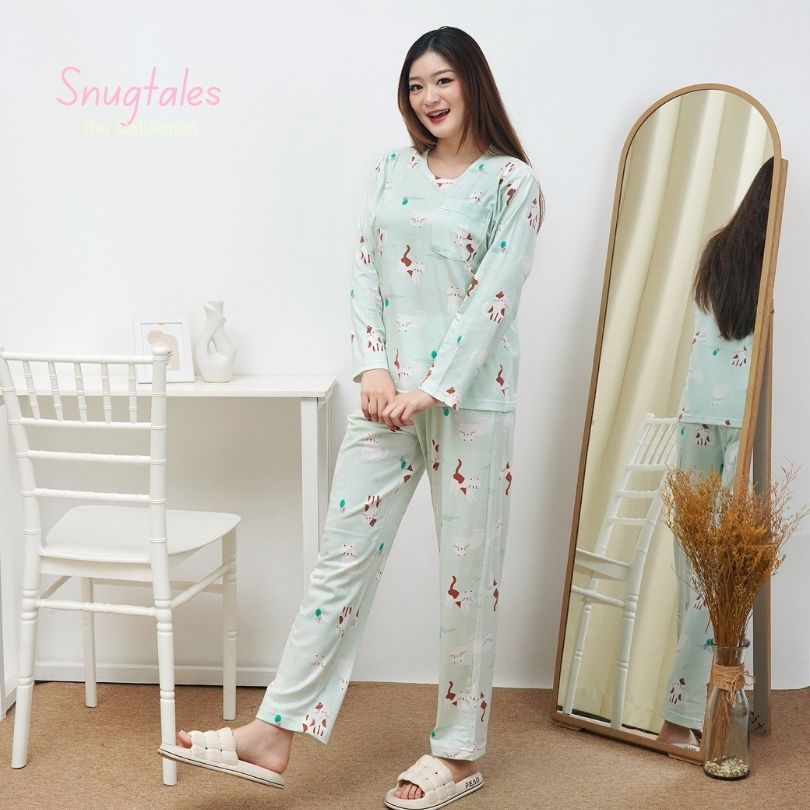 Cats Playground - Lune Long - Piyama Tidur Dewasa