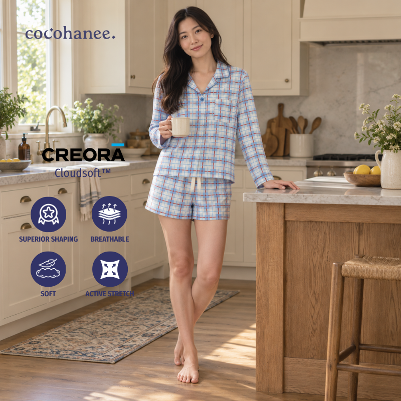 Cocohanee Classic Summer Vibe - Lune Oversize Chill Pajamas Picnic Pop