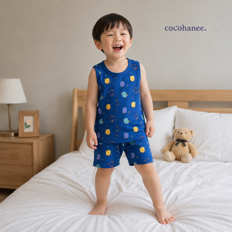 Cocohanee Local Market - Sleveeless Set Pajamas Pop Wings