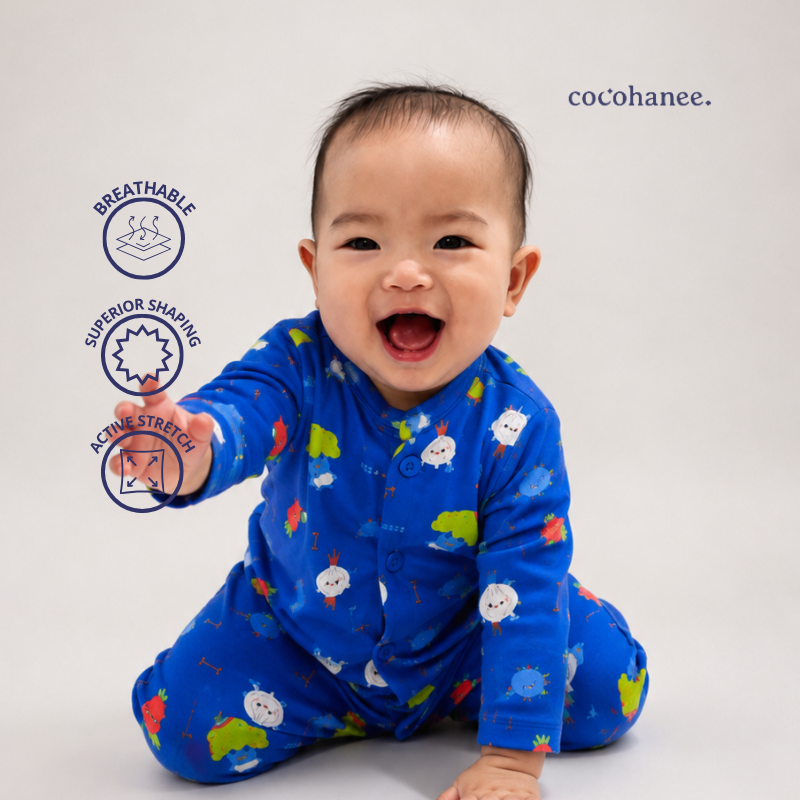 Cocohanee Local Market - Long Button Down Pajamas Garden Buddies