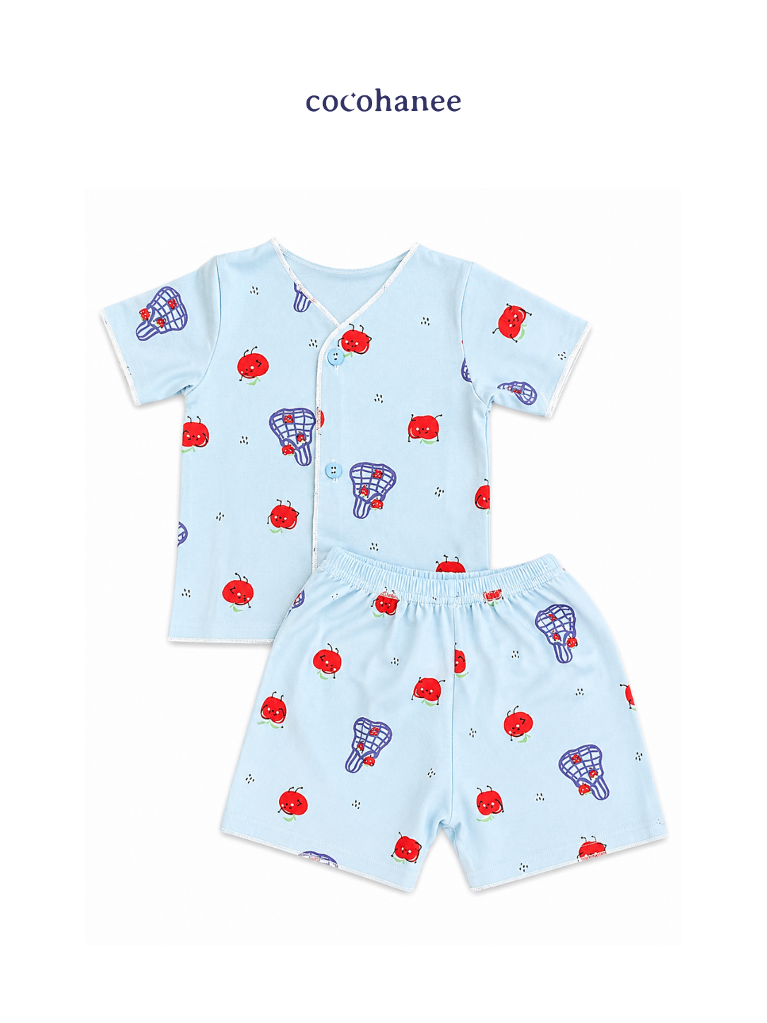 Cocohanee Local Market - Short Button Down Pajamas Pomme Play