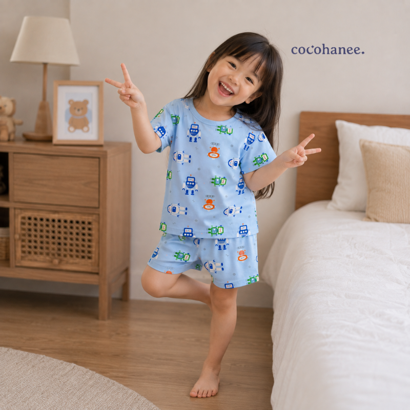 Cocohanee Wonderverse - Short Pajamas Robo Pals