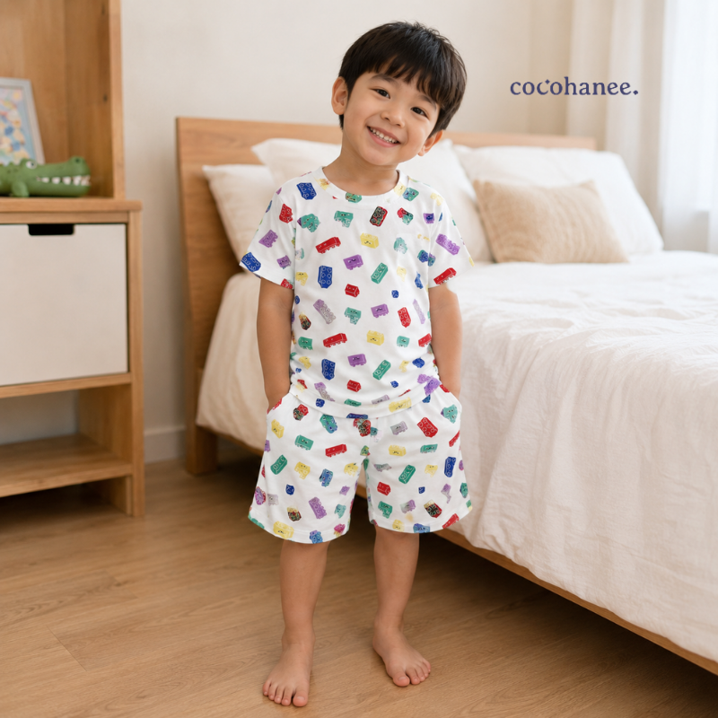 Cocohanee Wonderverse - Short Pajamas Block Buddies