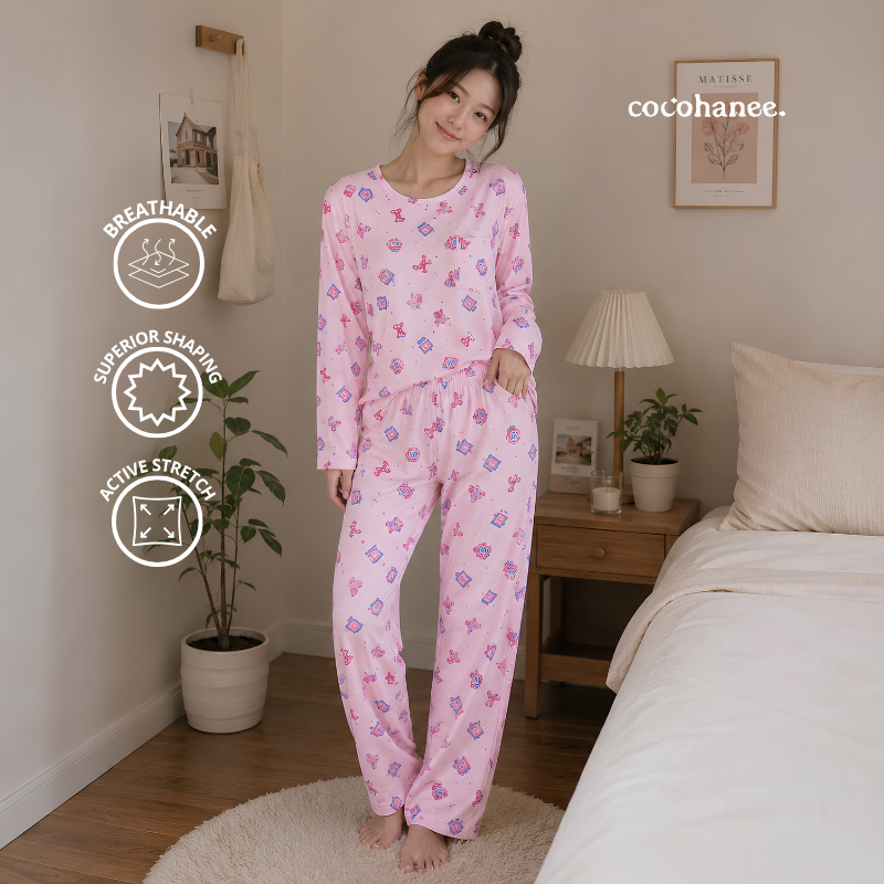 Cocohanee Wonderverse - Lune Long Pajamas Pixel Play