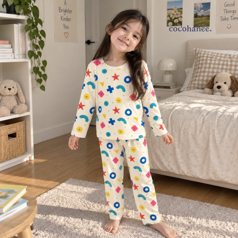 Cocohanee Wonderverse - Long Pajamas Little Geo