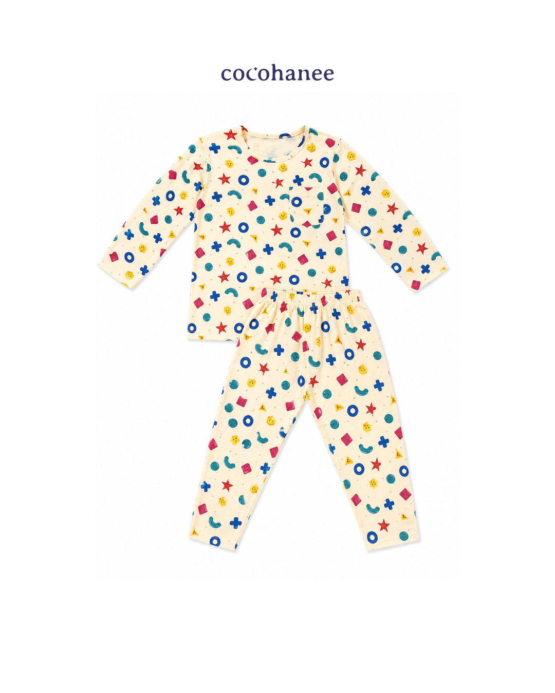 Cocohanee Wonderverse - Lune Long Pajamas Little Geo