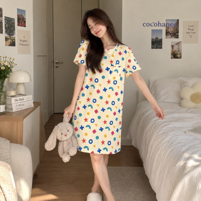 Cocohanee Wonderverse - Lune Snuggle Tee Little Geo