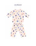 Cocohanee Wonderverse - Long Button Down Pajamas Pip Party