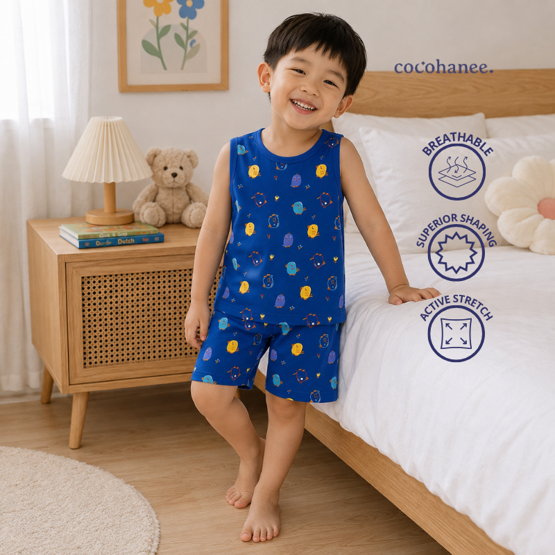Cocohanee Local Market - Sleveeless Set Pajamas Pop Wings