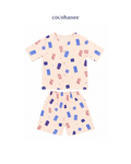 Cocohanee Wonderverse - Short Button Down Pajamas Pip Party