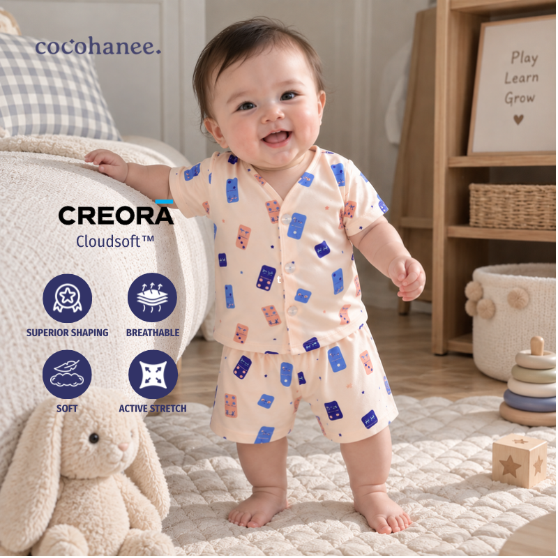 Cocohanee Wonderverse - Short Button Down Pajamas Pip Party