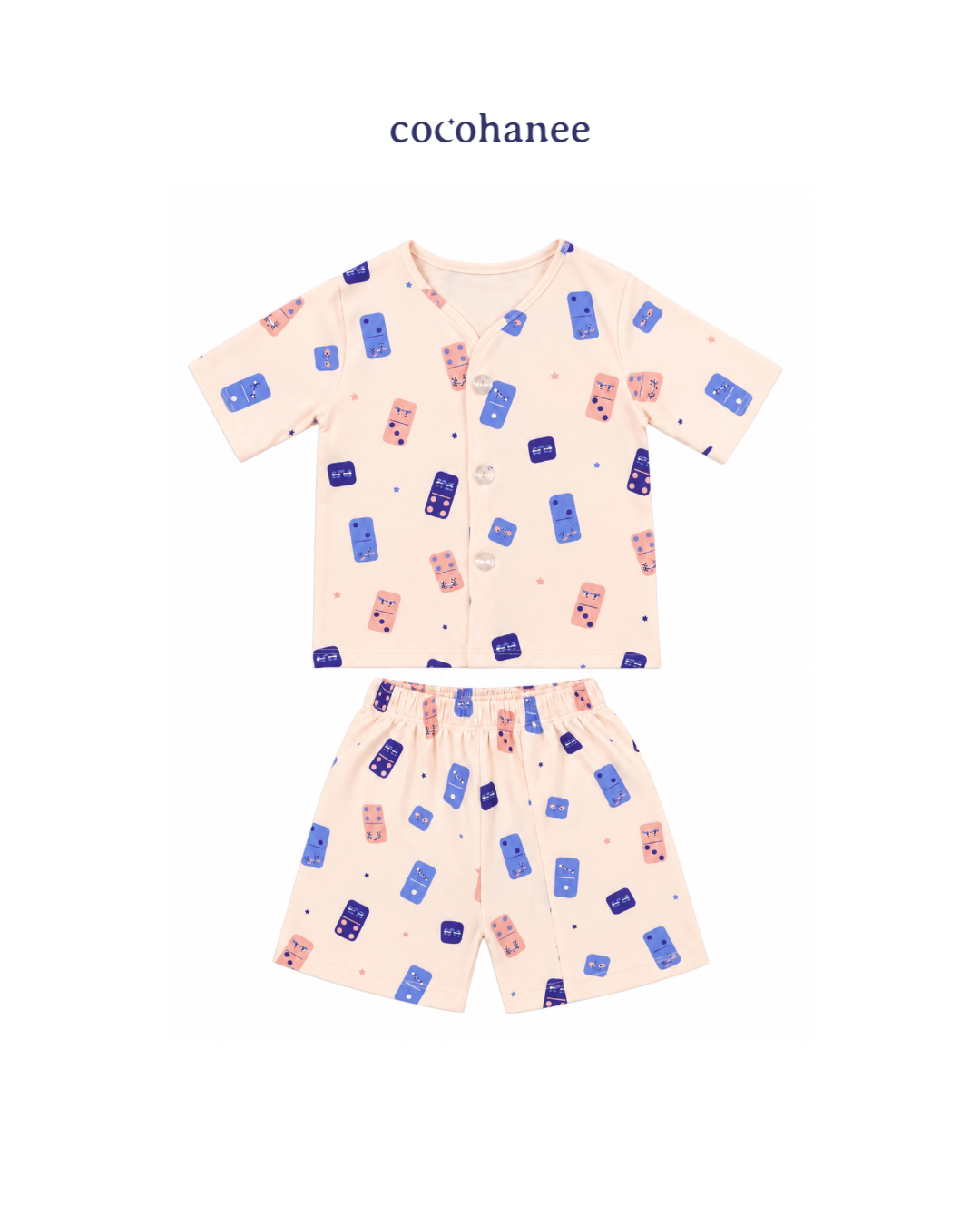 Cocohanee Wonderverse - Short Button Down Pajamas Pip Party