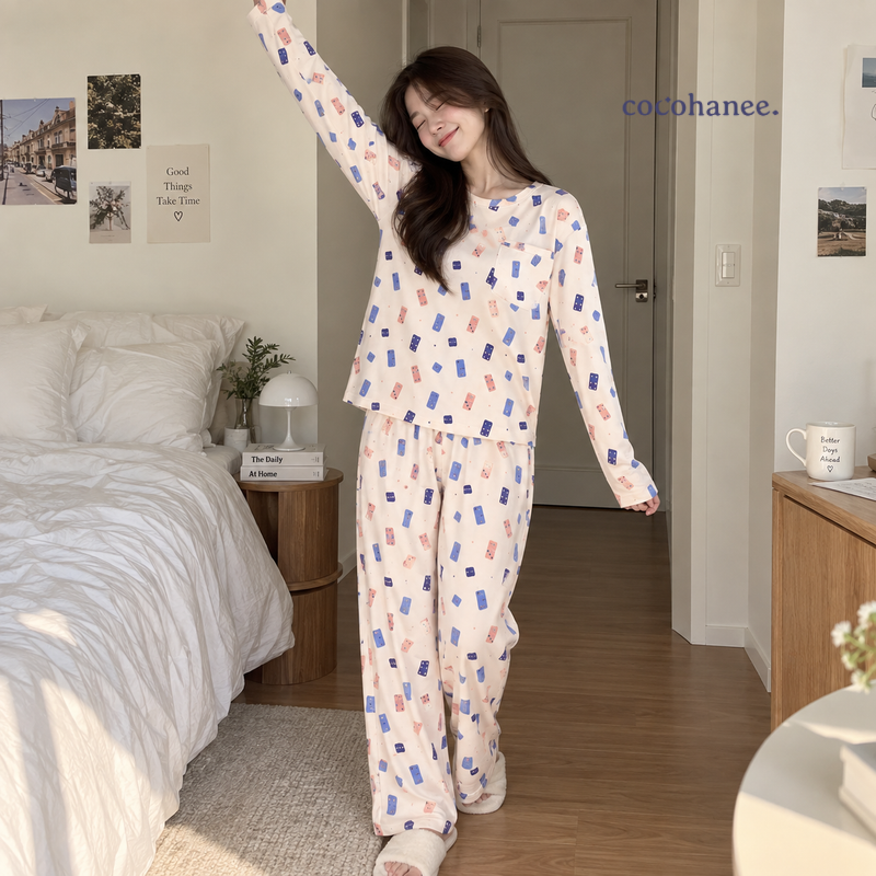 Cocohanee Wonderverse - Lune Long Pajamas Pip Party
