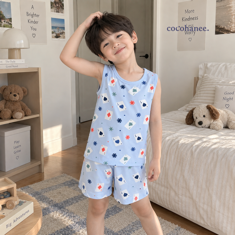 Cocohanee Wonderverse - Sleeveless Set Pajamas Jackpot Joy