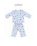 Cocohanee Wonderverse - Long Button Down Pajamas Jackpot Joy