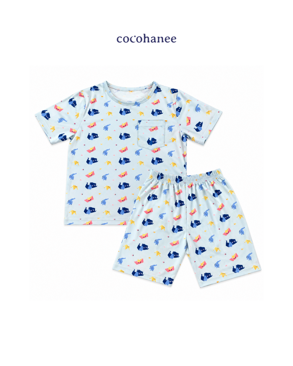 Cocohanee Wonderverse - Lune Short Pajamas Fold Friends