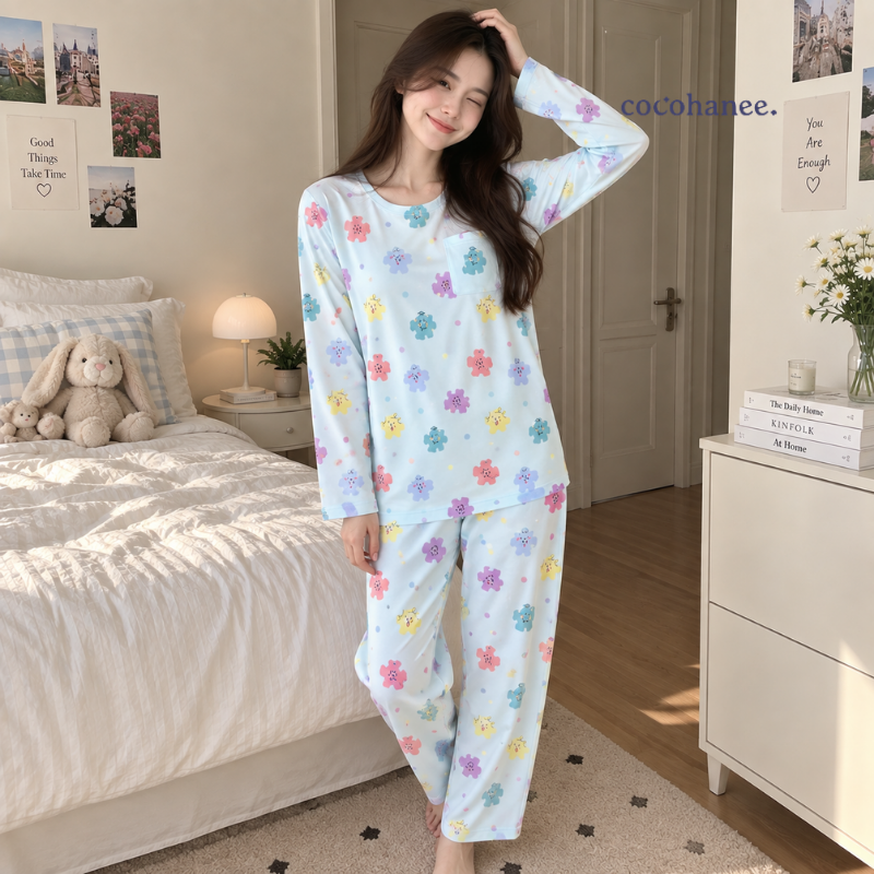 Cocohanee Wonderverse - Lune Long Pajamas Little Pieces