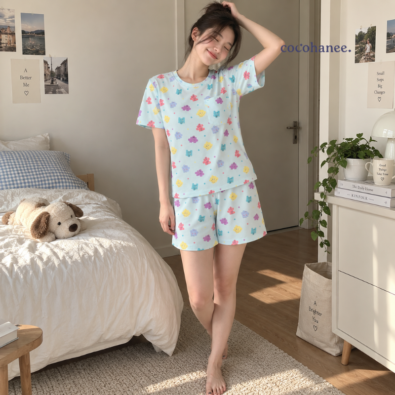 Cocohanee Wonderverse - Lune Short Pajamas Little Pieces