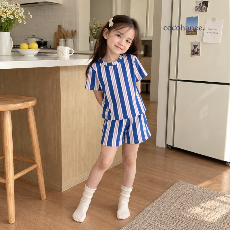 Cocohanee Classic Summer Vibe - Short Pajamas Candy