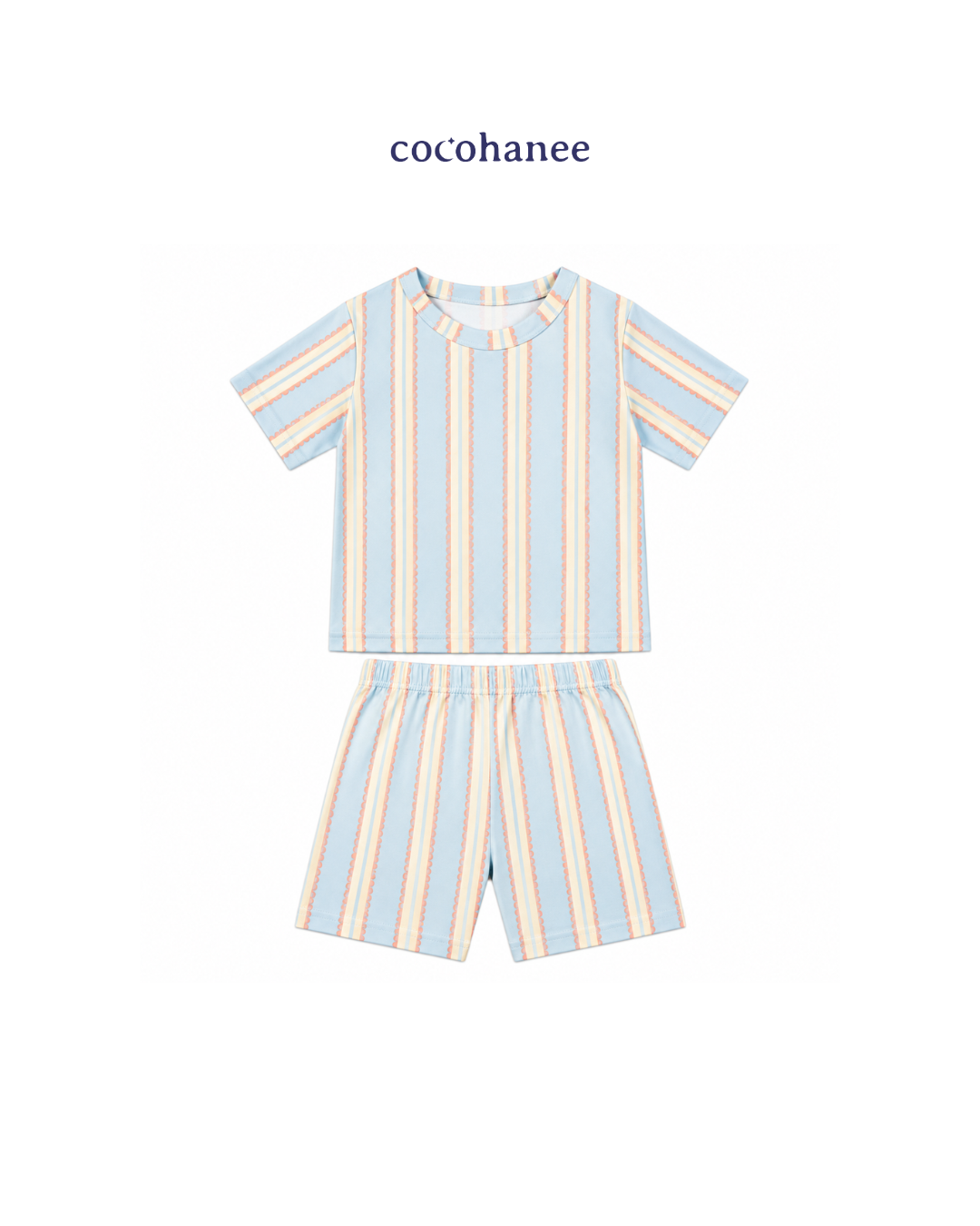 Cocohanee Classic Summer Vibe - Short Pajamas Coastal Play
