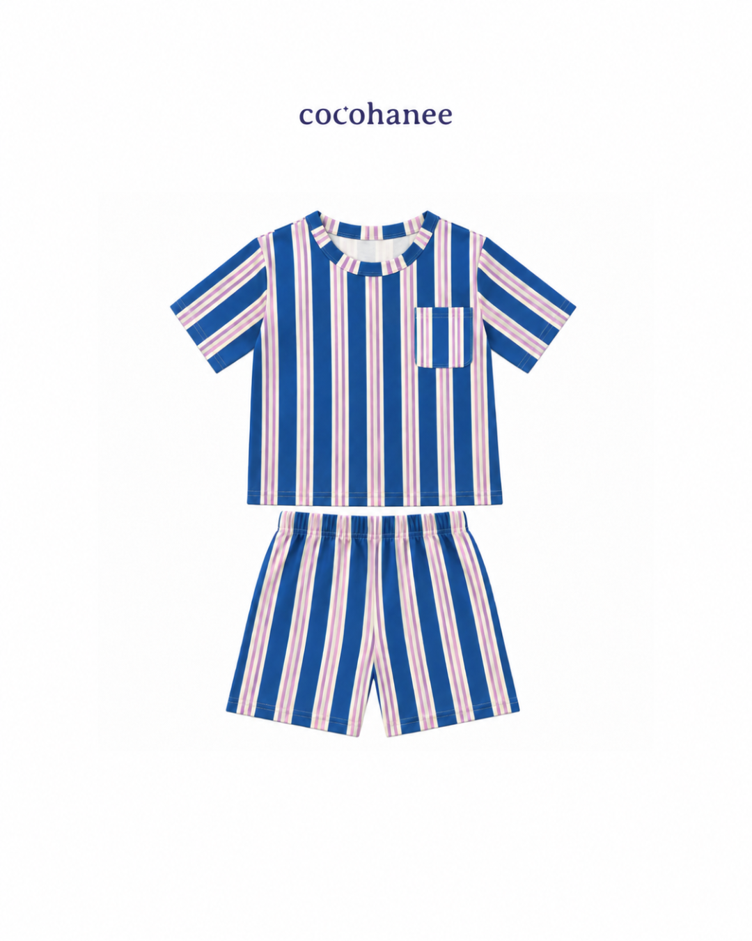 Cocohanee Classic Summer Vibe - Lune Short Pajamas Candy