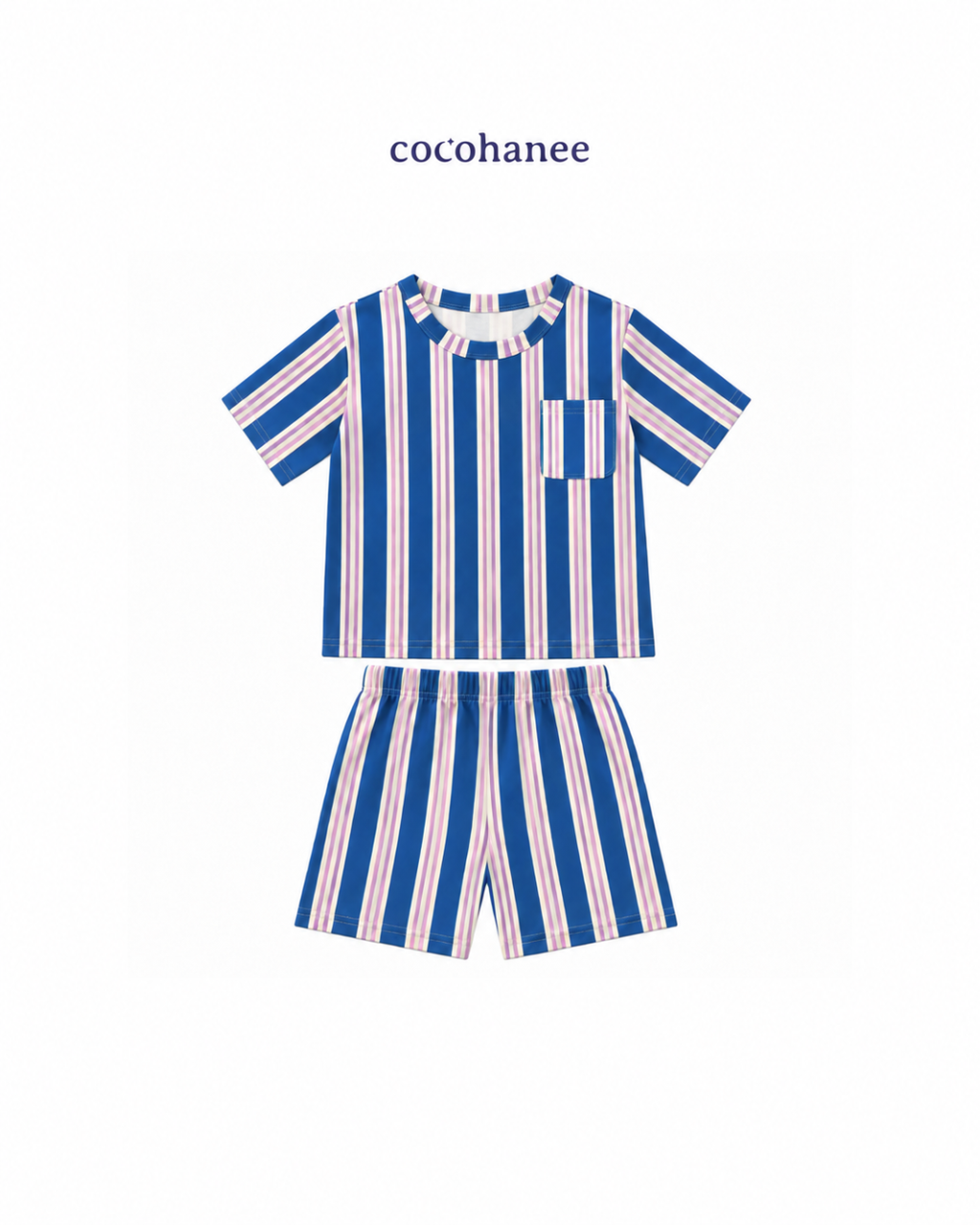 Cocohanee Classic Summer Vibe - Lune Short Pajamas Candy