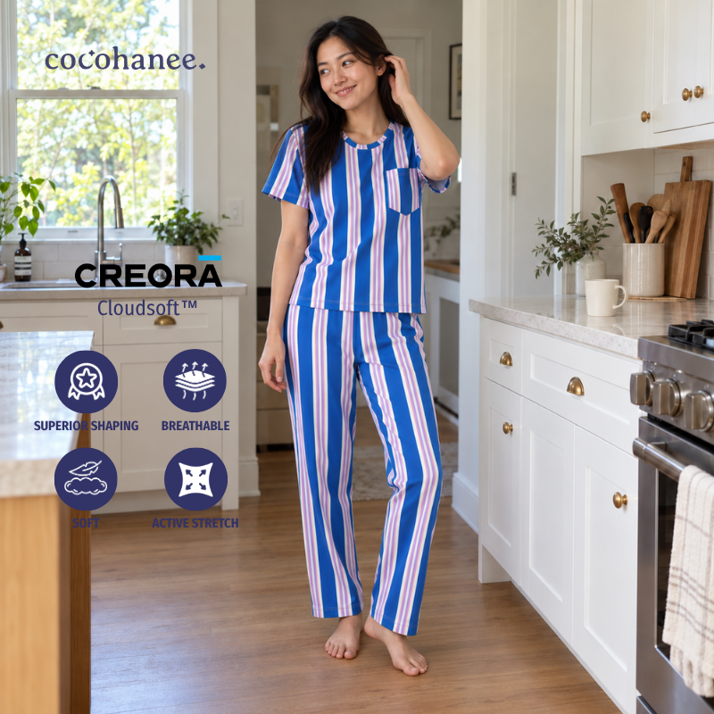 Cocohanee Classic Summer Vibe - Lune Cozy Pajamas Candy