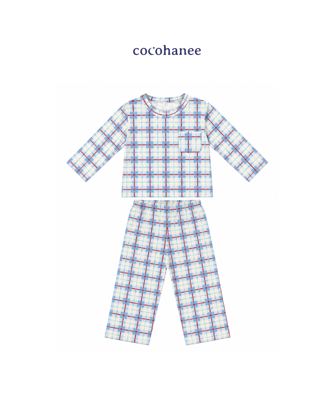 Cocohanee Classic Summer Vibe - Lune Long Pajamas Picnic Pop