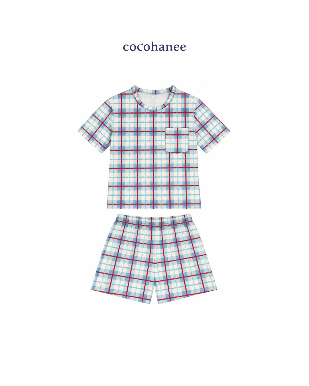 Cocohanee Classic Summer Vibe - Lune Short Pajamas Picnic Pop