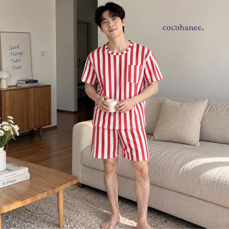 Cocohanee Classic Summer Vibe - Lune Short Pajamas Mini Mood