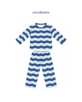 Cocohanee Classic Summer Vibe - Long Pajamas Jelly Wave