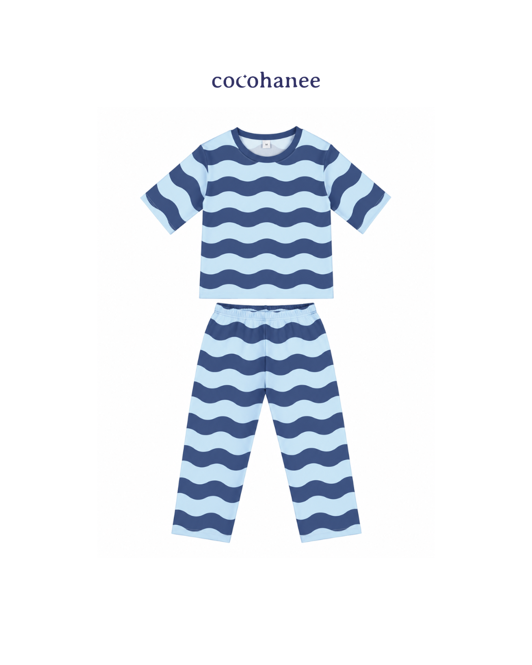 Cocohanee Classic Summer Vibe - Cozy Pajamas Jelly Wave