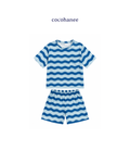 Cocohanee Classic Summer Vibe - Lune Short Pajamas Jelly Wave