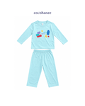 Cocohanee Classic Summer Vibe - Long Pajamas Mini Block