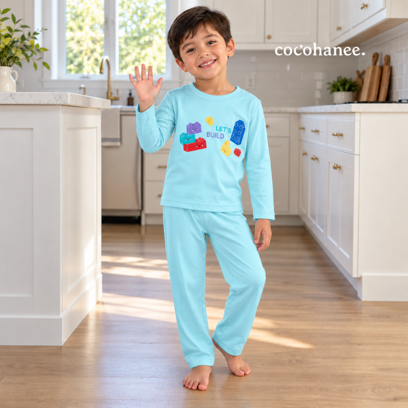Cocohanee Classic Summer Vibe - Long Pajamas Mini Block