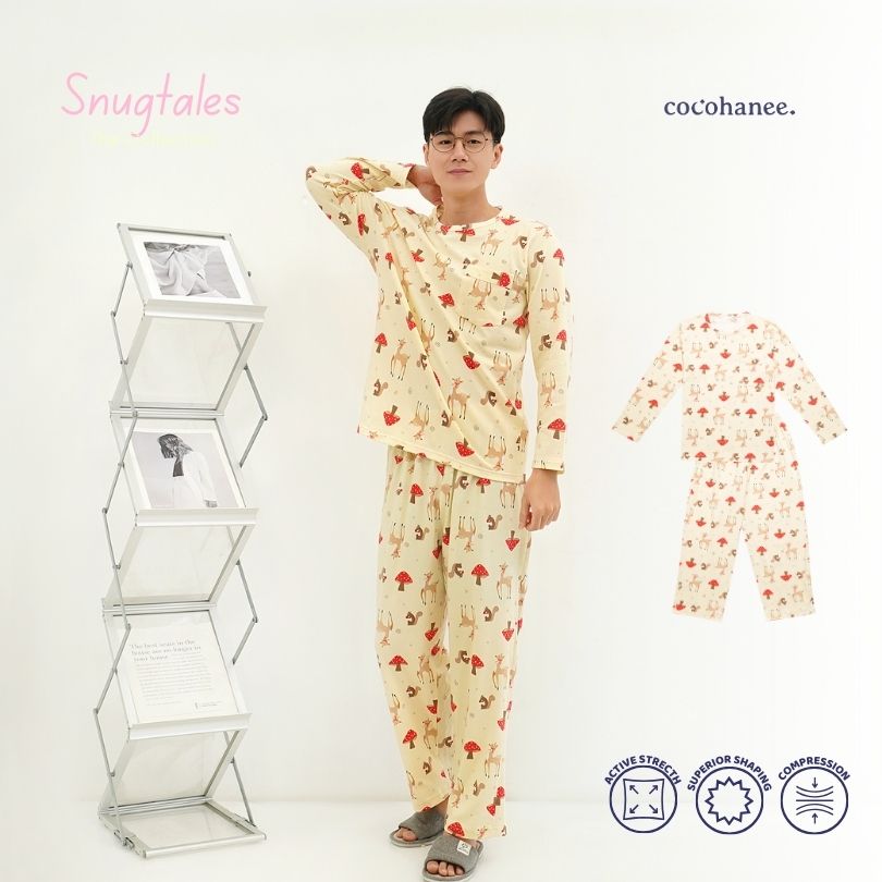 Autumn Meadow - Lune Long - Piyama Tidur Dewasa