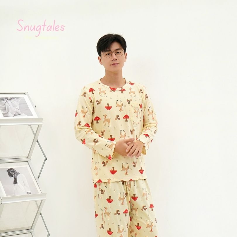 Autumn Meadow - Lune Long - Piyama Tidur Dewasa