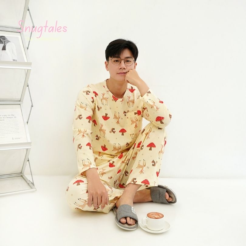 Autumn Meadow - Lune Long - Piyama Tidur Dewasa