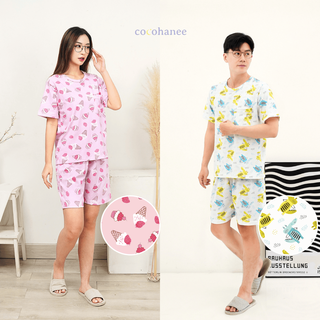 Bundle of 2 - Lune Short - Piyama Tidur Dewasa