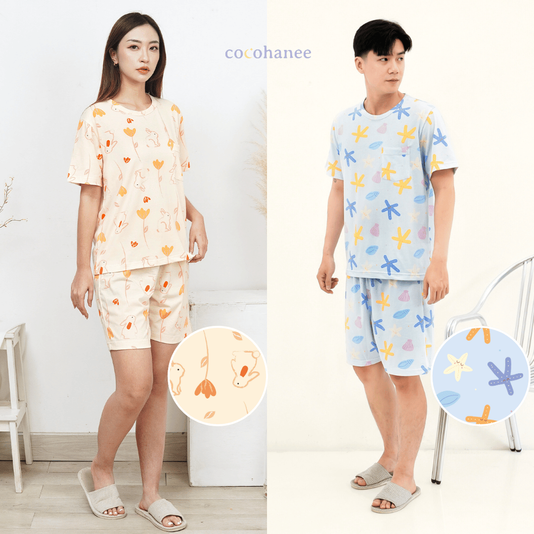 Bundle of 2 - Lune Short - Piyama Tidur Dewasa