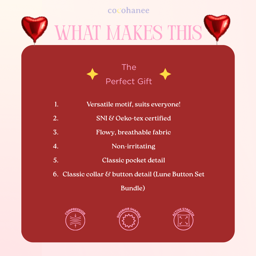 Bundle of 2 - Lune Short - Piyama Tidur Dewasa