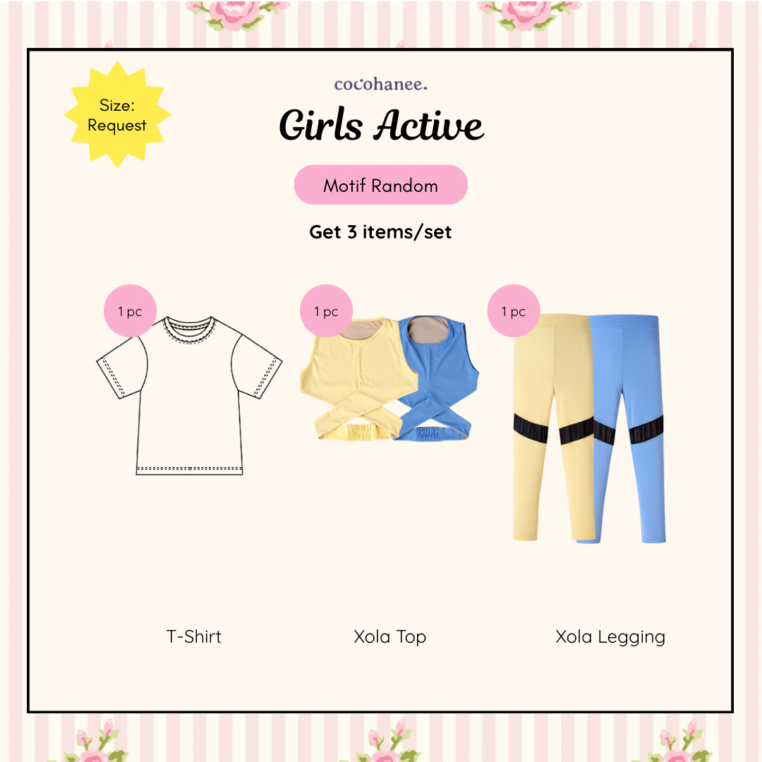 Girls Active Bundle - Baju Olahraga Anak Perempuan