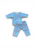 Sweet Treats - Baby Long Button Down Pajamas - Piyama Bayi Motif