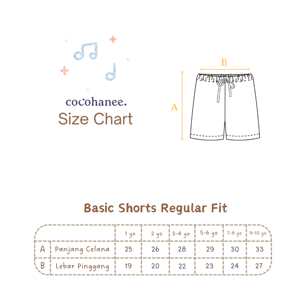 Cocohanee - Basic Shorts - Celana Anak